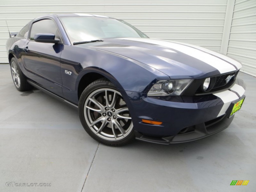 2011 Mustang GT Premium Coupe - Kona Blue Metallic / Charcoal Black photo #1