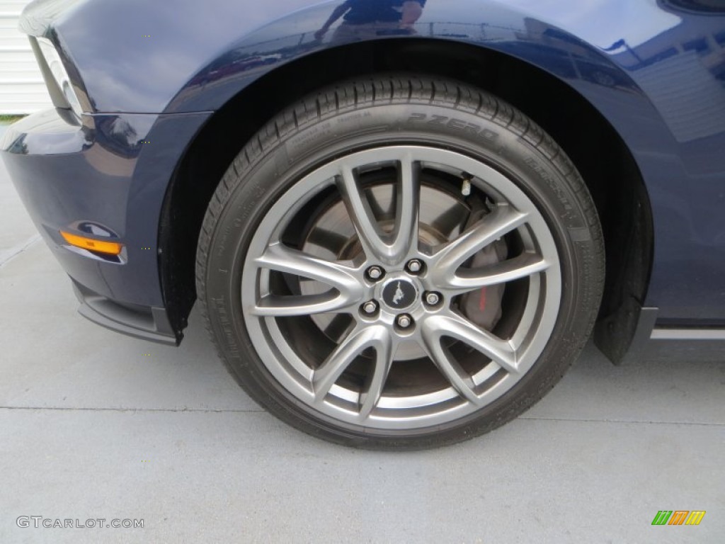 2011 Mustang GT Premium Coupe - Kona Blue Metallic / Charcoal Black photo #11