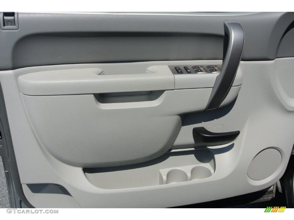 2012 Chevrolet Silverado 1500 LT Crew Cab 4x4 Light Titanium/Dark Titanium Door Panel Photo #79601047