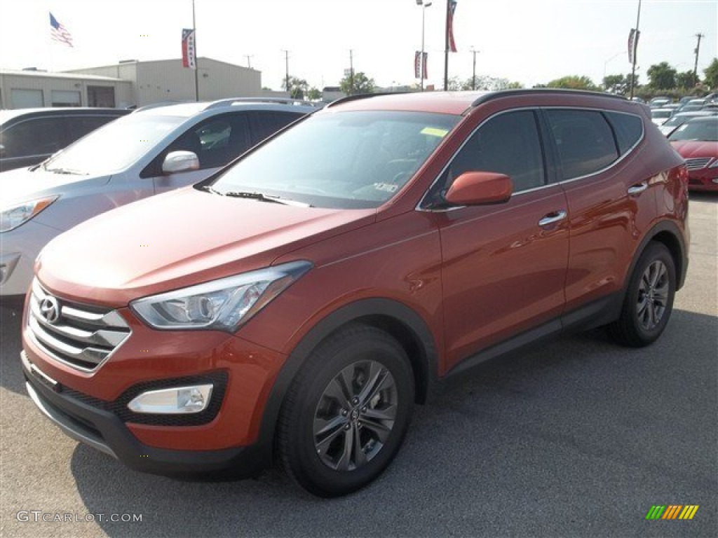 2013 Santa Fe Sport - Canyon Copper / Beige photo #2