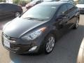 2013 Midnight Black Hyundai Elantra Limited  photo #2