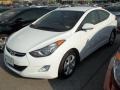 2013 Shimmering White Hyundai Elantra Limited  photo #2