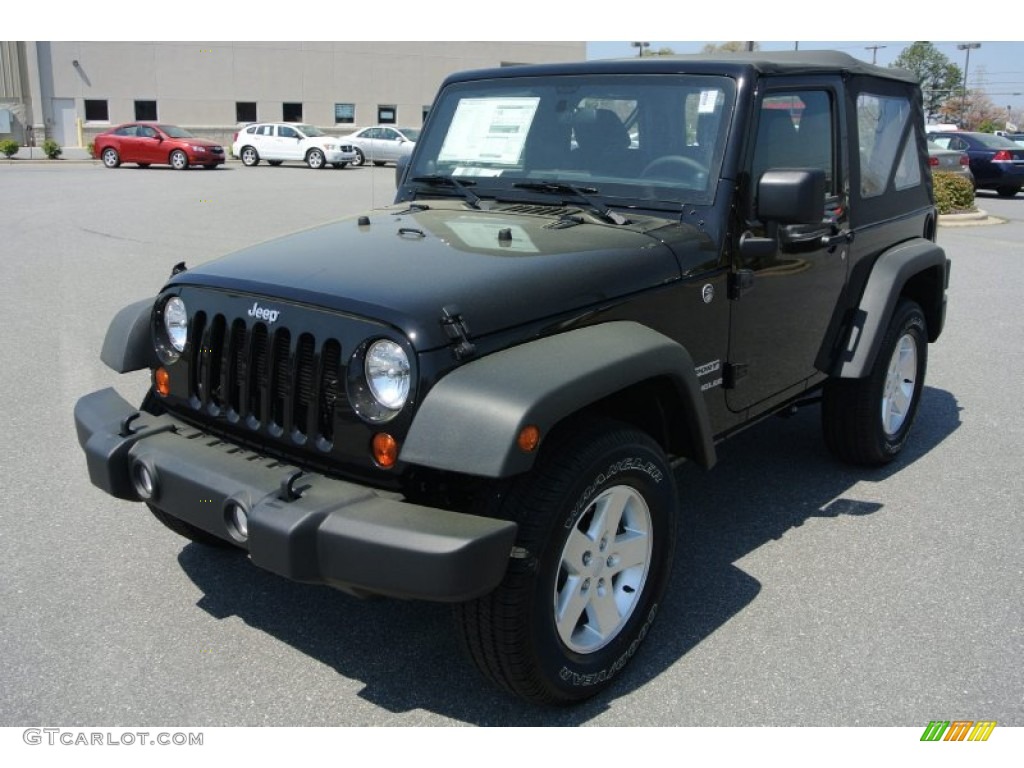 Black Jeep Wrangler