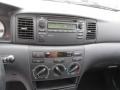 2003 Toyota Corolla Black Interior Controls Photo