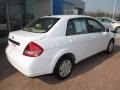 2008 Fresh Powder White Nissan Versa 1.8 S Sedan  photo #11