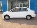 2008 Fresh Powder White Nissan Versa 1.8 S Sedan  photo #13