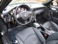 Black 2011 Porsche 911 Turbo Cabriolet Interior Color