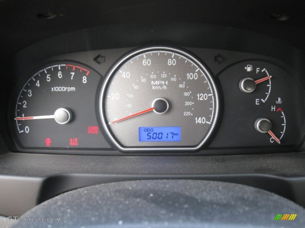 2009 Elantra GLS Sedan - Regatta Blue / Beige photo #12