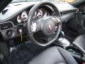 Black 2011 Porsche 911 Turbo Cabriolet Steering Wheel