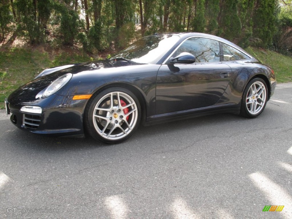 2009 911 Targa 4S - Midnight Blue Metallic / Sand Beige photo #1