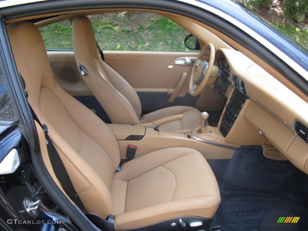 Sand Beige Interior 2009 Porsche 911 Targa 4S Photo #79605193