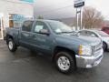 2013 Blue Granite Metallic Chevrolet Silverado 1500 LT Crew Cab 4x4  photo #3