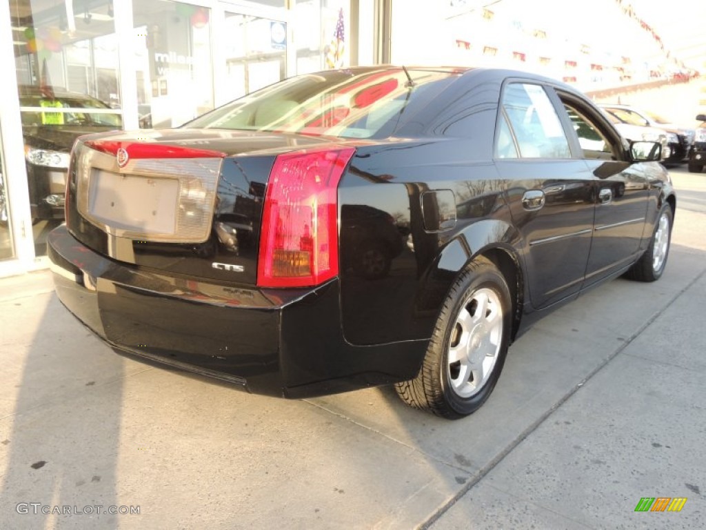 2003 CTS Sedan - Sable Black / Light Neutral photo #5