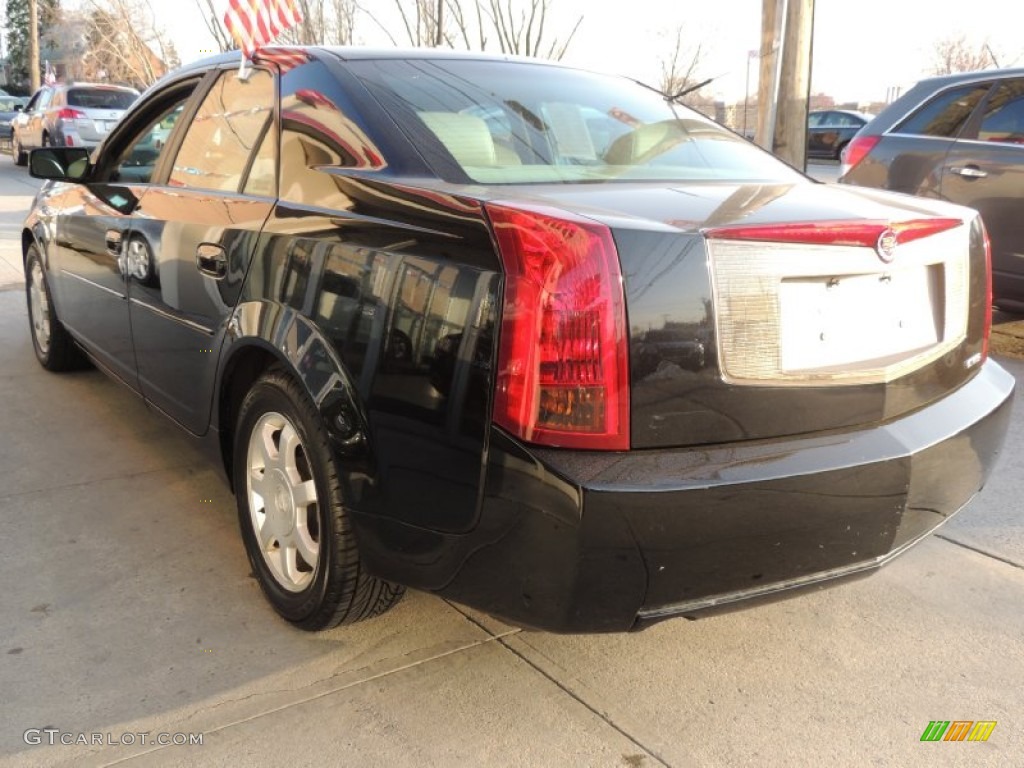 2003 CTS Sedan - Sable Black / Light Neutral photo #7
