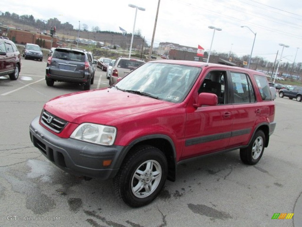 2001 CR-V EX 4WD - Milano Red / Dark Gray photo #5