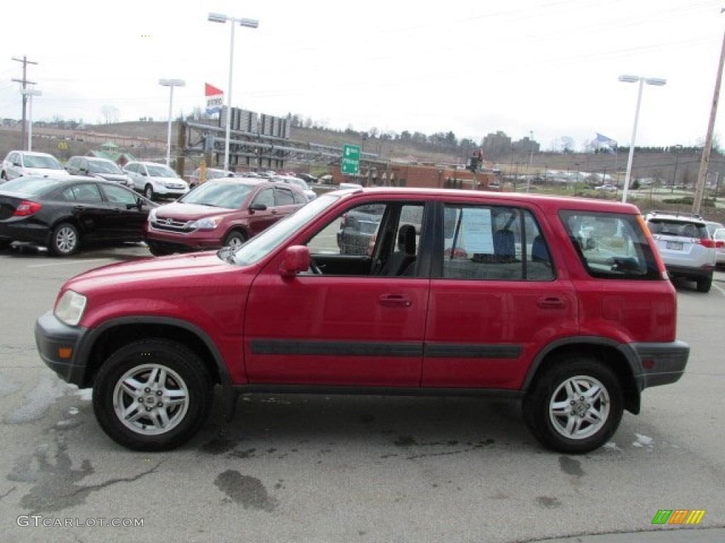 2001 CR-V EX 4WD - Milano Red / Dark Gray photo #6