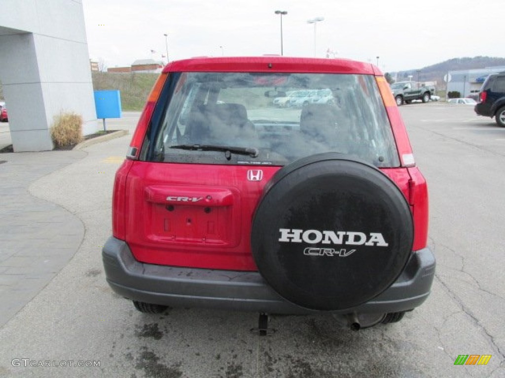 2001 CR-V EX 4WD - Milano Red / Dark Gray photo #8