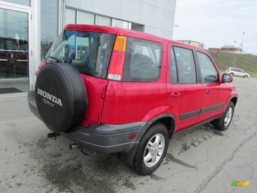 2001 CR-V EX 4WD - Milano Red / Dark Gray photo #9