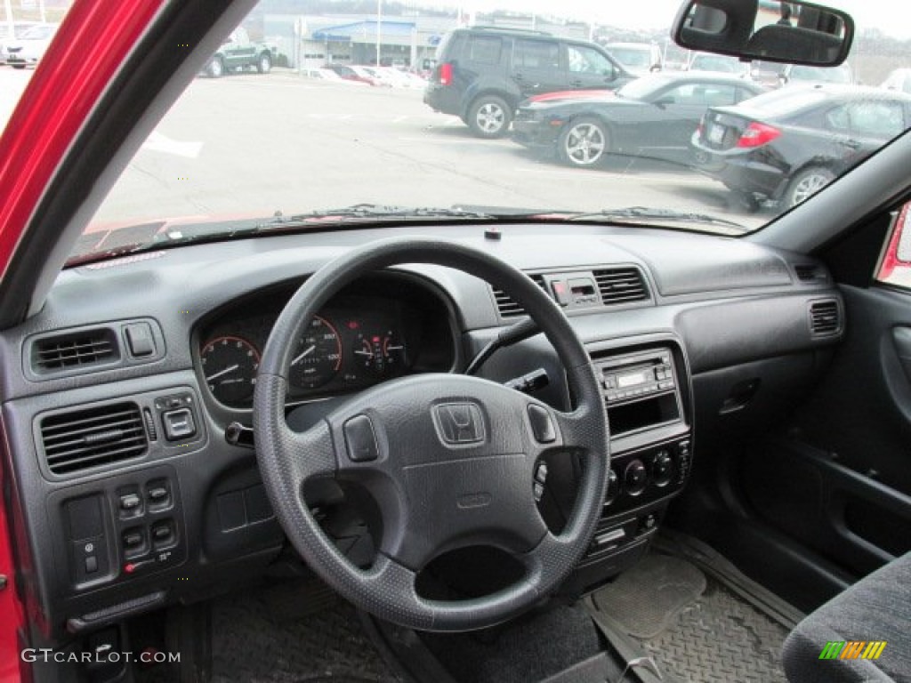 2001 CR-V EX 4WD - Milano Red / Dark Gray photo #11