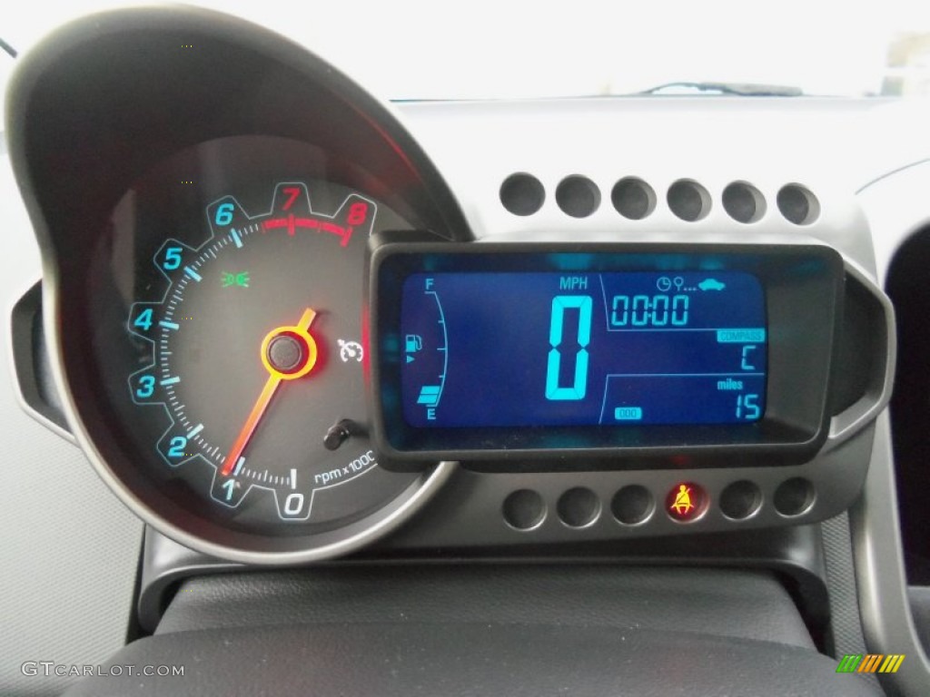 2013 Chevrolet Sonic LT Sedan Gauges Photo #79606205