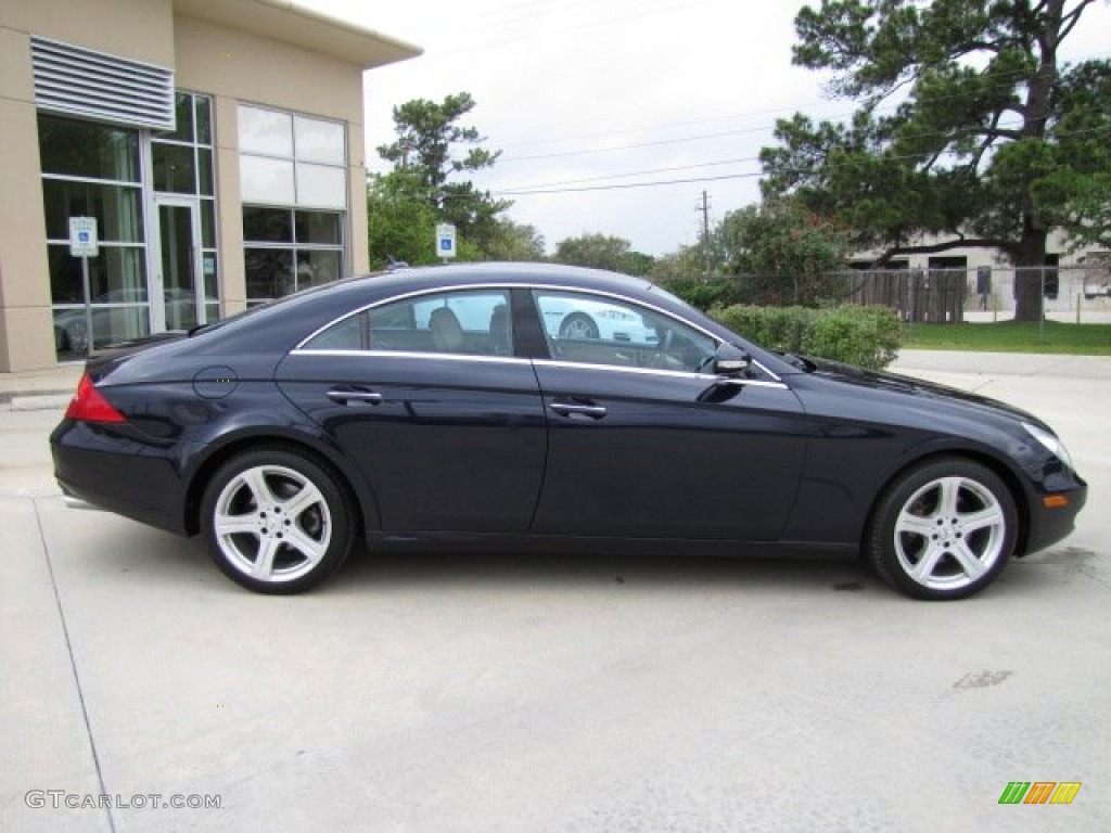 Capri Blue Metallic 2007 Mercedes-Benz CLS 550 Exterior Photo #79606365