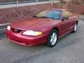 1994 Laser Red Tinted Metallic Ford Mustang GT Coupe #7915392