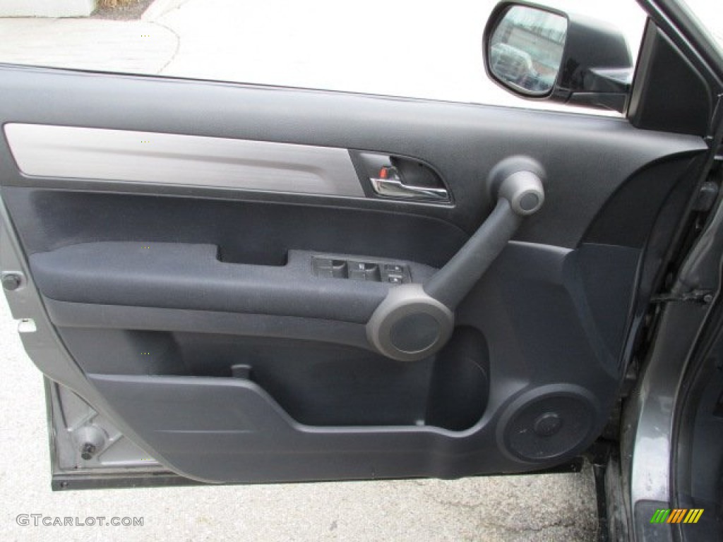 2010 CR-V LX AWD - Polished Metal Metallic / Black photo #13