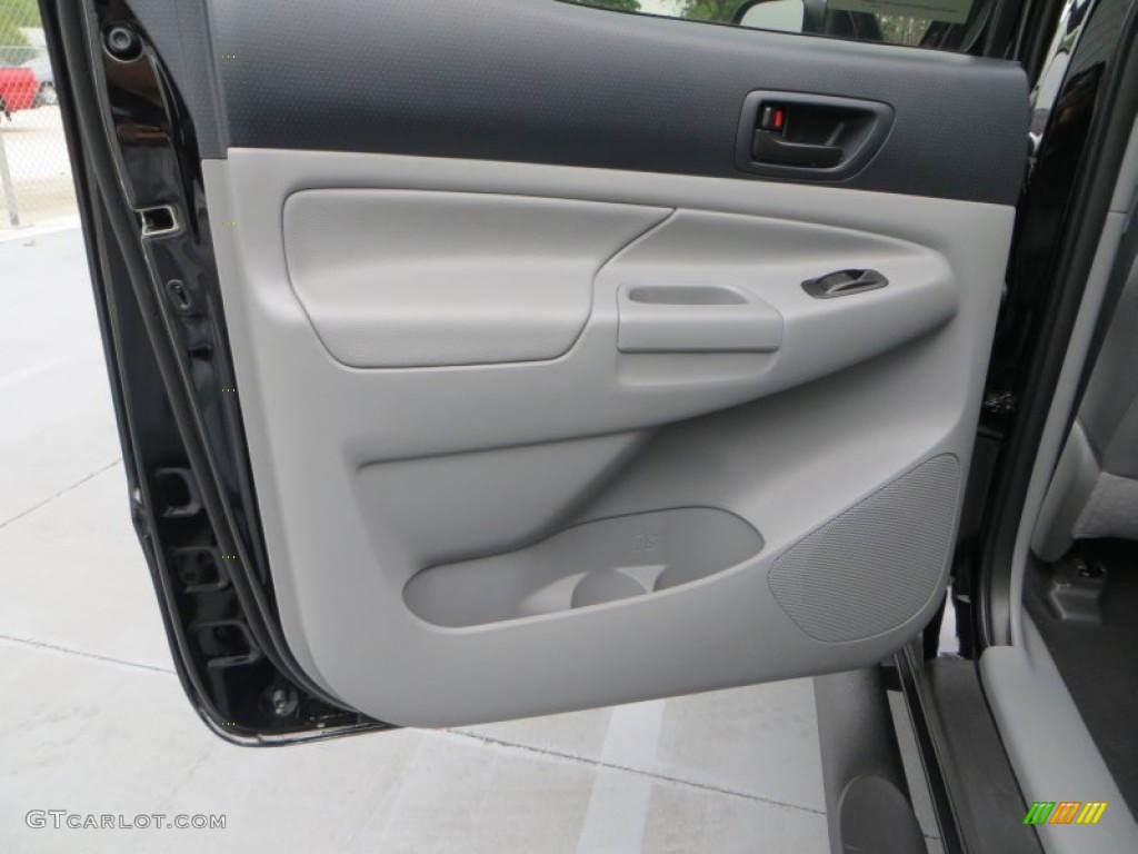 2013 Toyota Tacoma SR5 Prerunner Double Cab Graphite Door Panel Photo #79608492