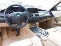 2004 BMW 5 Series Beige Interior Prime Interior Photo