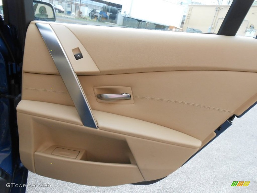 2004 BMW 5 Series 530i Sedan Beige Door Panel Photo #79609036