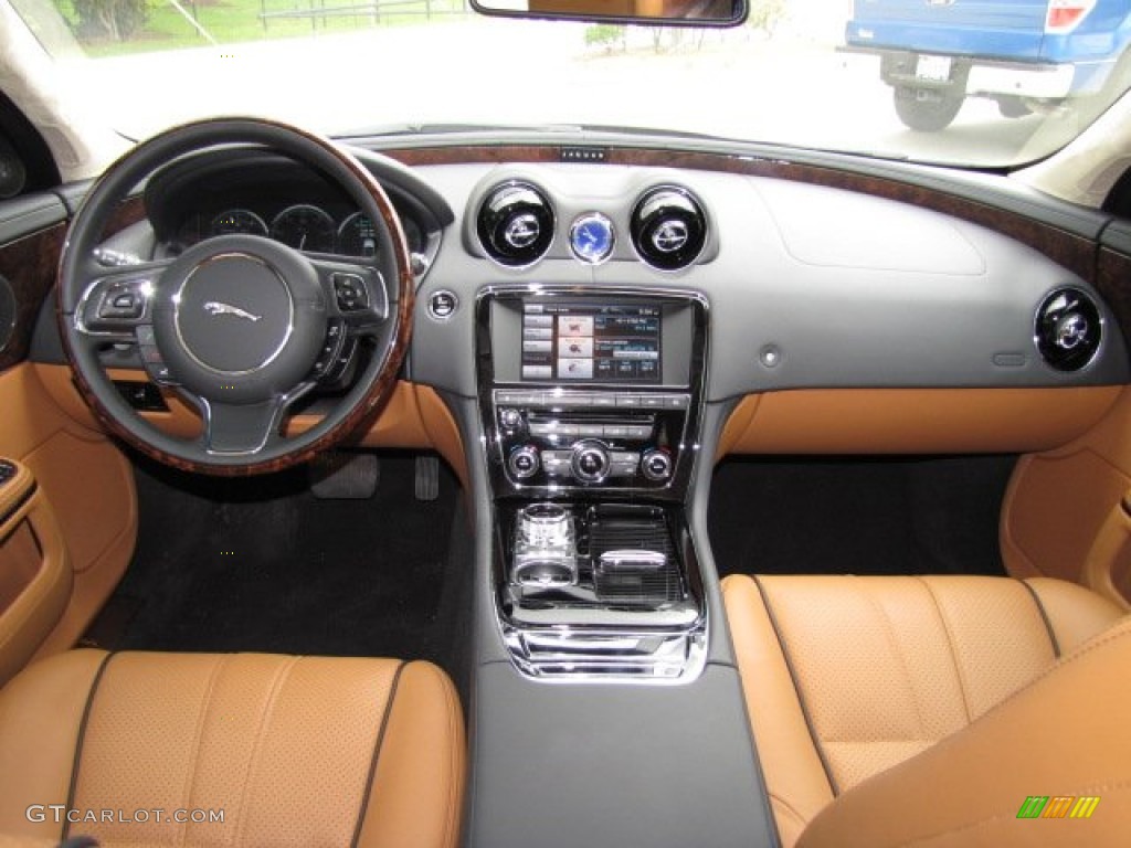 2013 Jaguar XJ XJL Portfolio London Tan/Jet Dashboard Photo #79609402