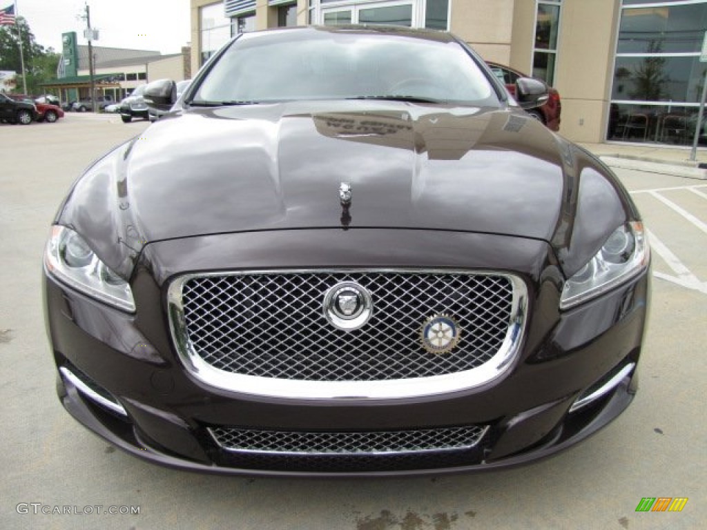 Caviar Metallic 2013 Jaguar XJ XJL Portfolio Exterior Photo #79609463