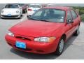 2002 Bright Red Ford Escort SE Sedan  photo #3