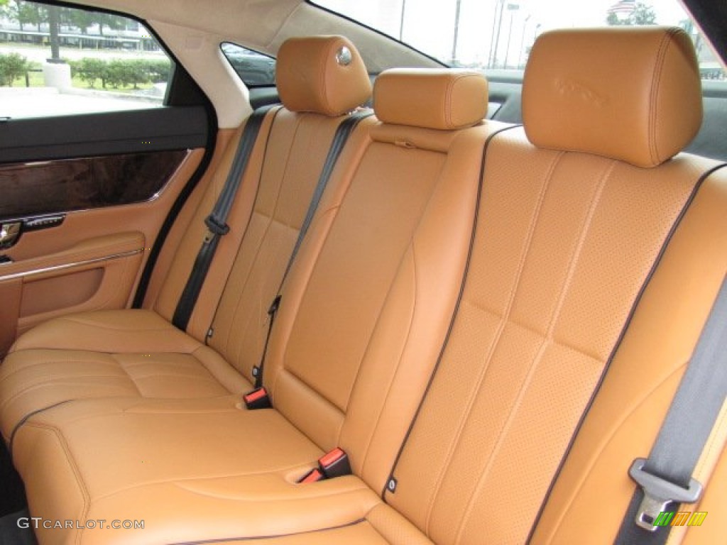 2013 Jaguar XJ XJL Portfolio Rear Seat Photo #79609974