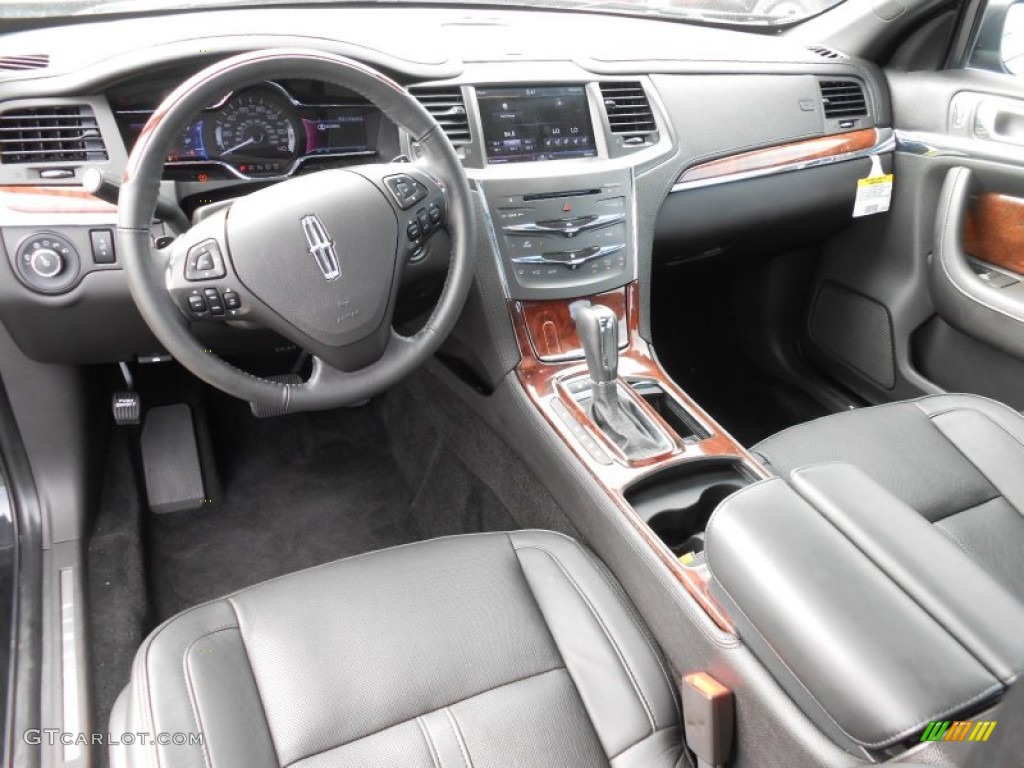 Charcoal Black Interior 2013 Lincoln MKS EcoBoost AWD Photo #79610089