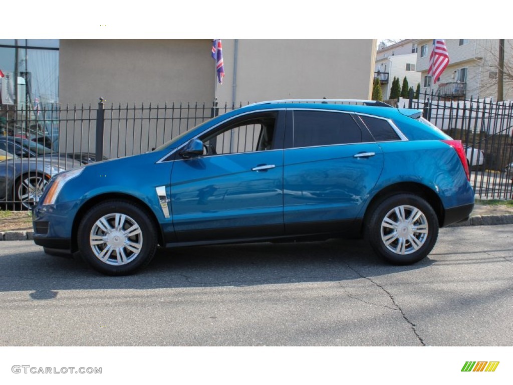 2010 SRX 4 V6 AWD - Caribbean Blue / Titanium/Ebony photo #3