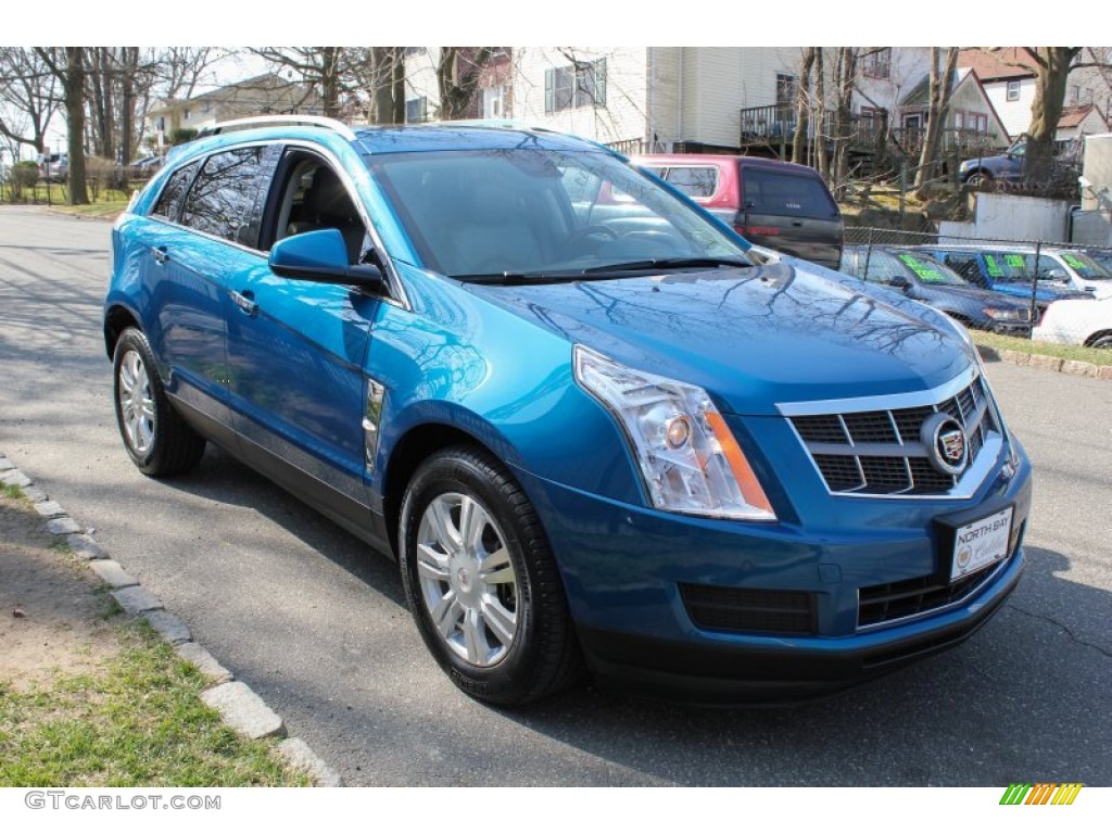 2010 SRX 4 V6 AWD - Caribbean Blue / Titanium/Ebony photo #7