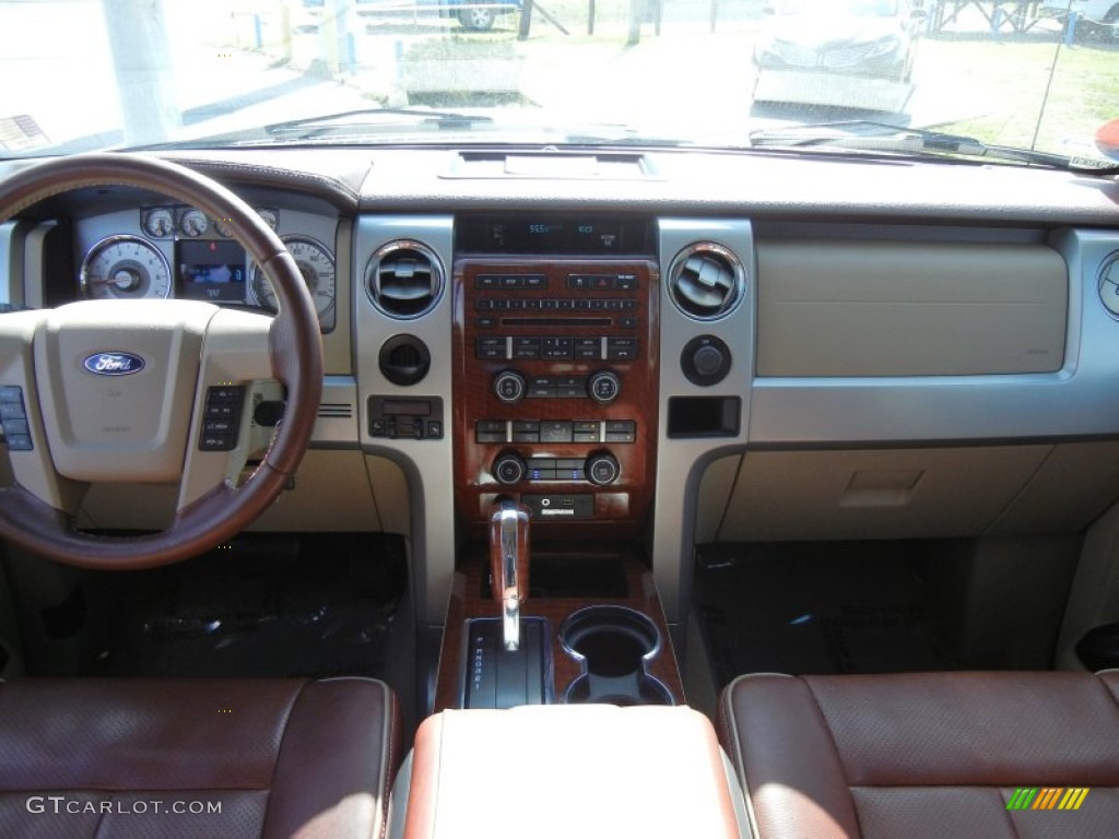 2009 F150 King Ranch SuperCrew - Royal Red Metallic / Chaparral Leather/Camel photo #20