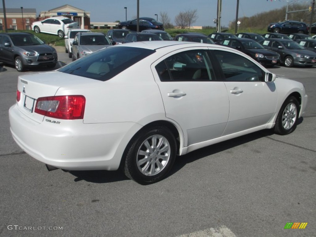 2011 Galant FE - White Pearl / Medium Gray photo #7