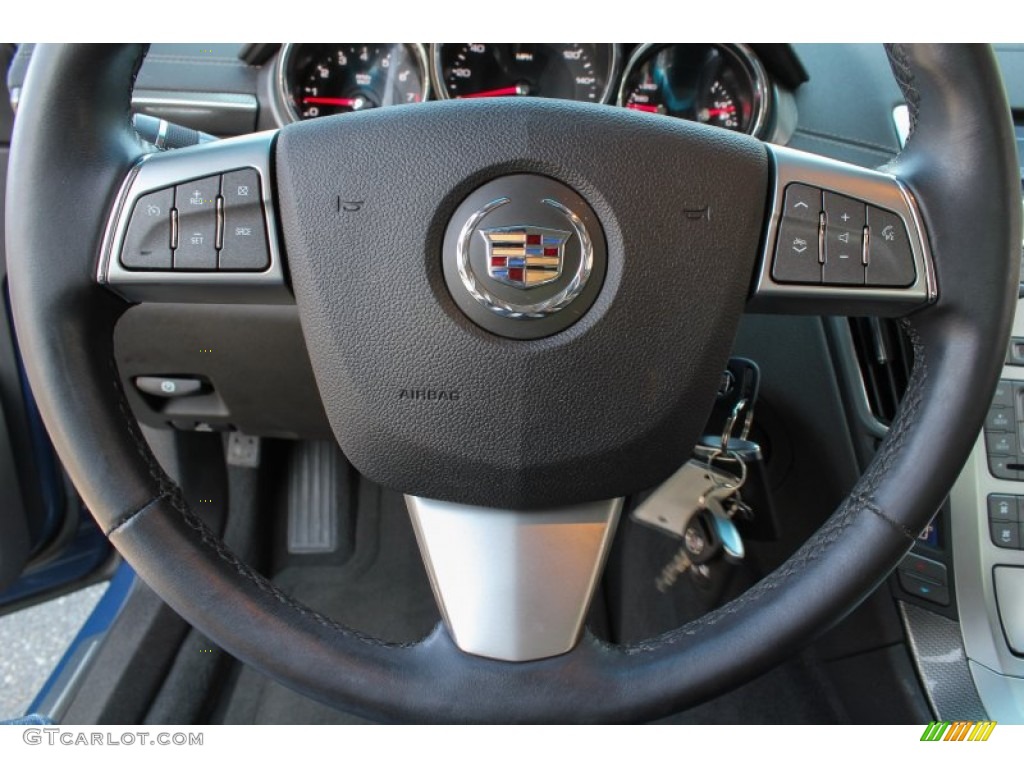 2009 CTS 4 AWD Sedan - Blue Diamond Tri-Coat / Ebony photo #22