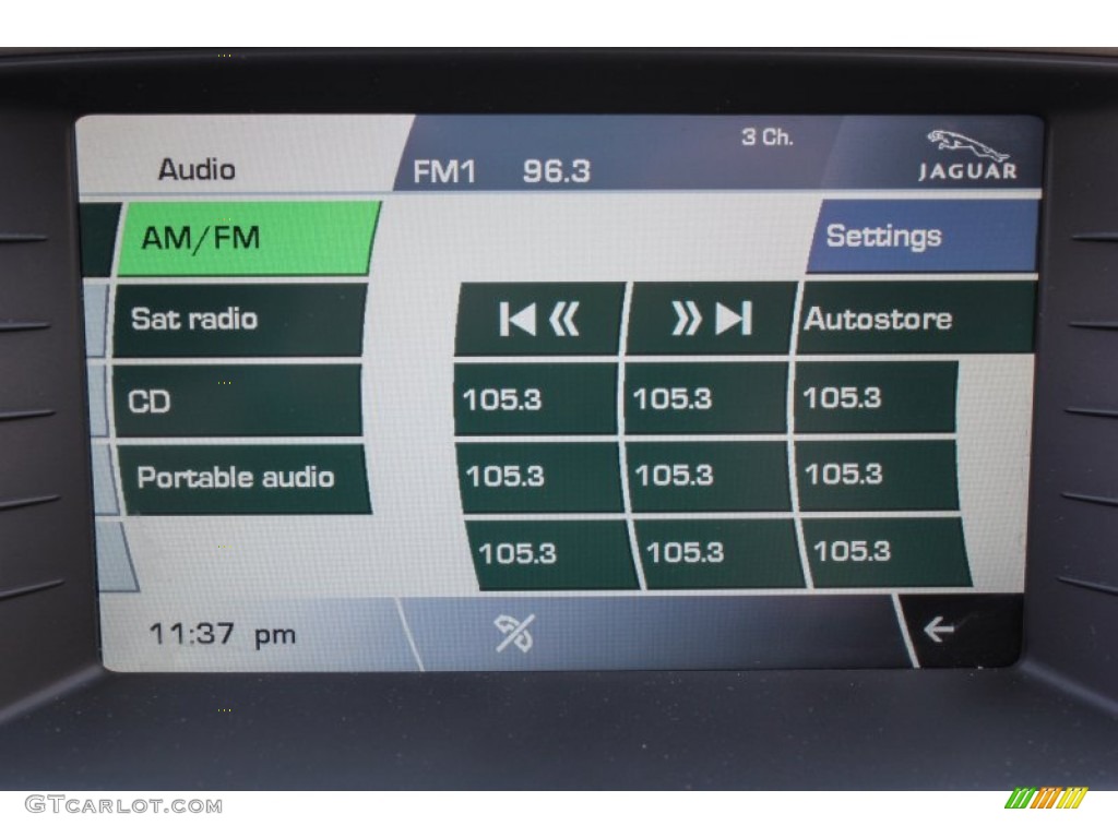 2011 Jaguar XK XK Convertible Audio System Photo #79612075