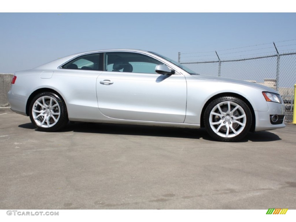 Ice Silver Metallic 2010 Audi A5 2.0T quattro Coupe Exterior Photo #79612256