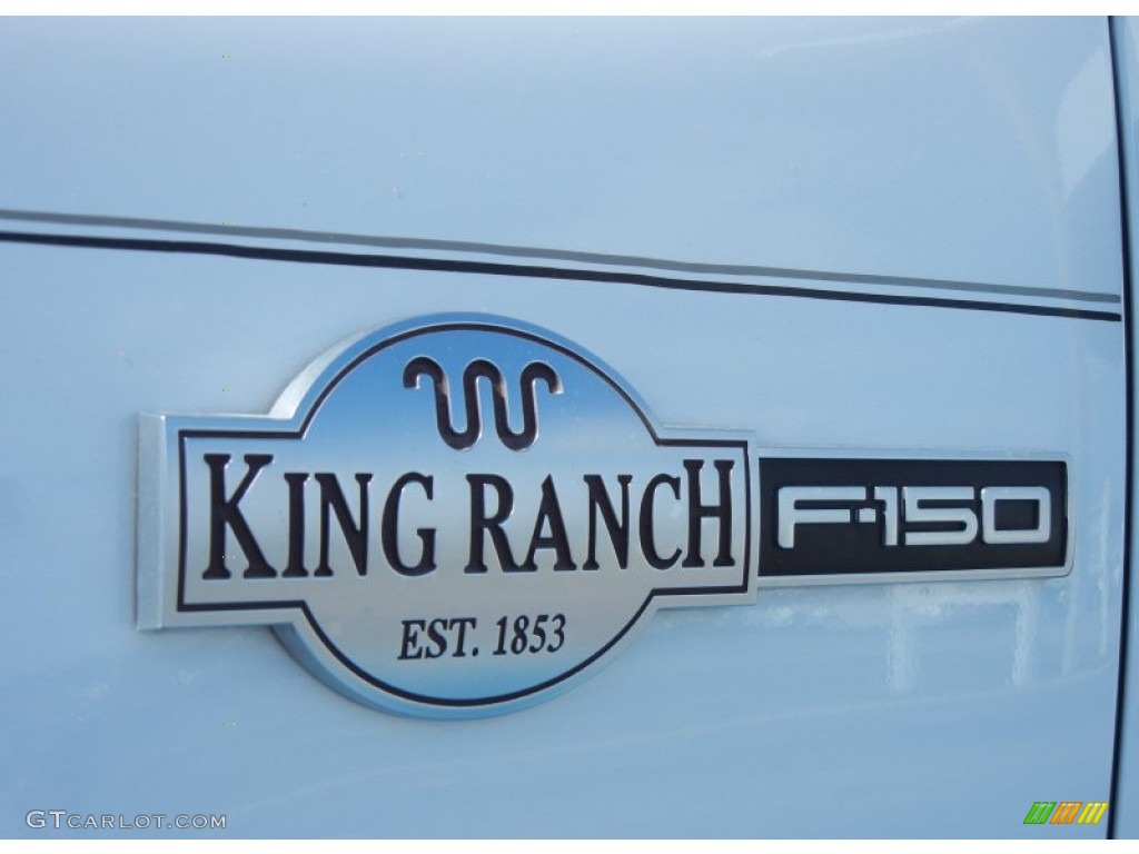 2007 F150 King Ranch SuperCrew - Oxford White / Castano Brown Leather photo #9