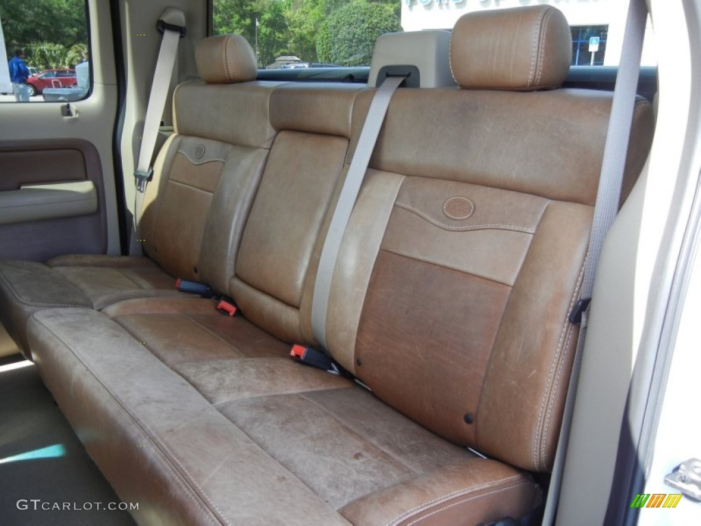 2007 F150 King Ranch SuperCrew - Oxford White / Castano Brown Leather photo #15