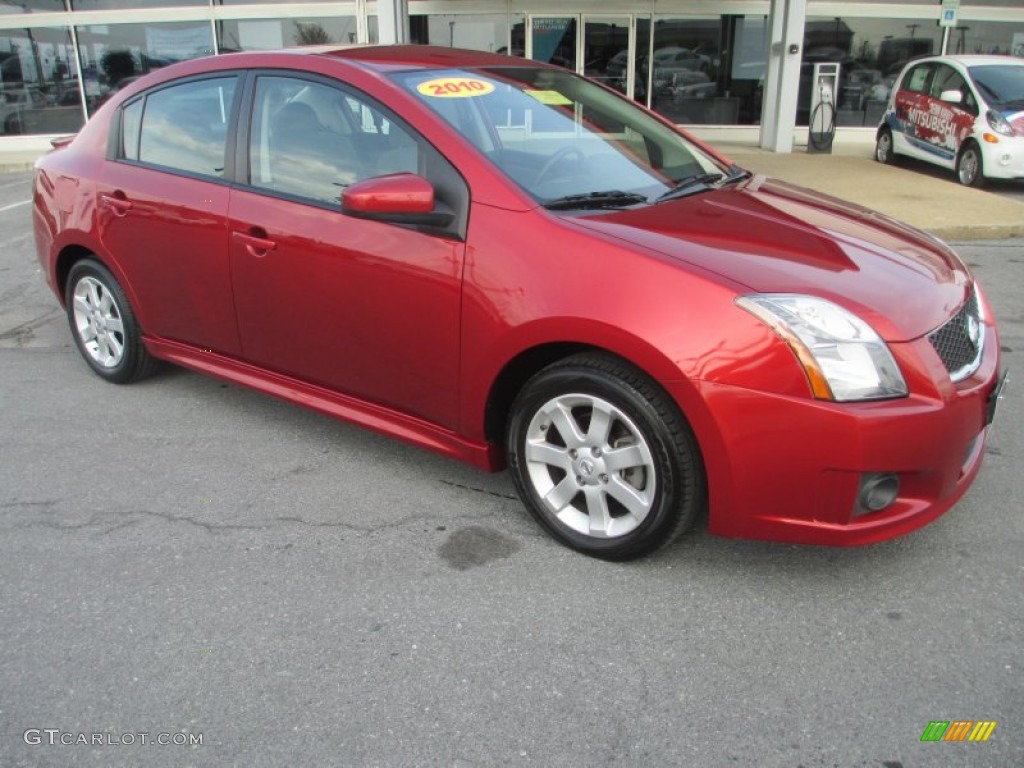 Red Brick Metallic Nissan Sentra