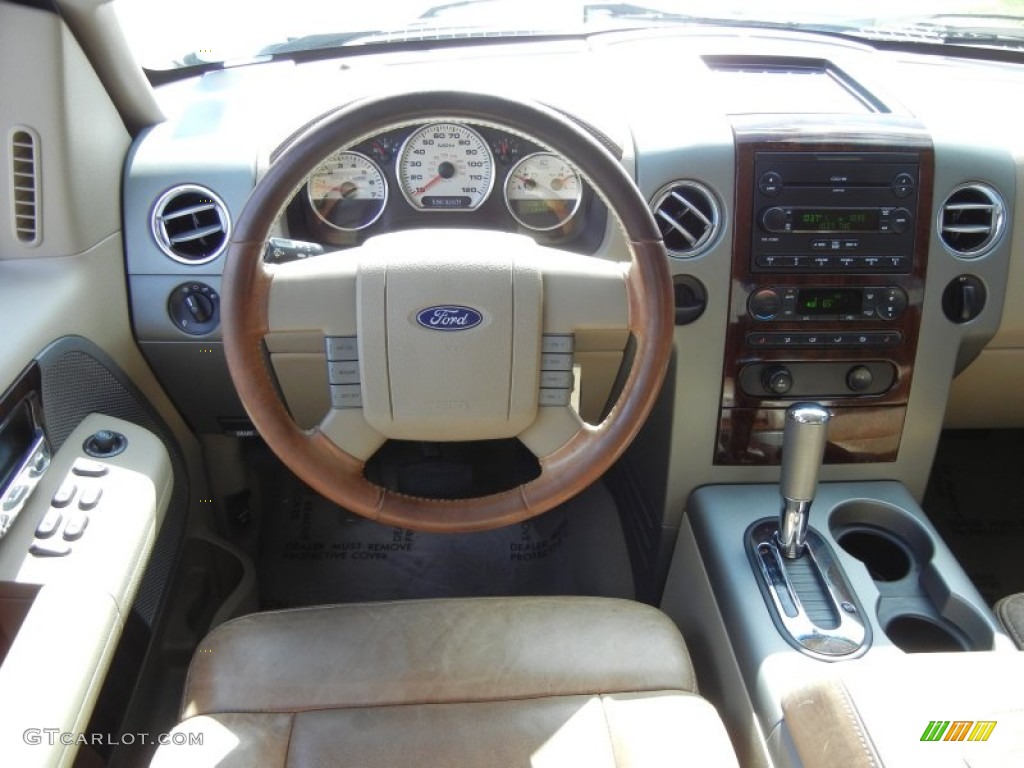 2007 F150 King Ranch SuperCrew - Oxford White / Castano Brown Leather photo #19