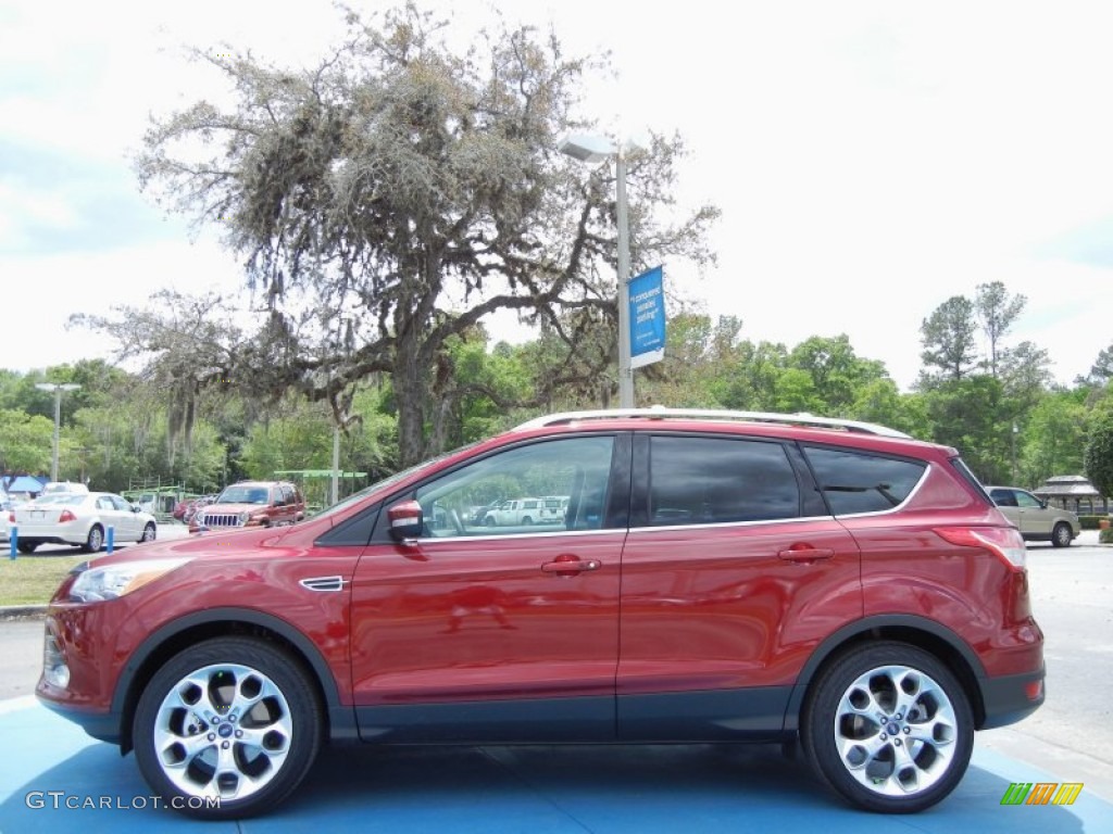 Ruby Red Metallic 2013 Ford Escape Titanium 2.0L EcoBoost Exterior Photo #79612994