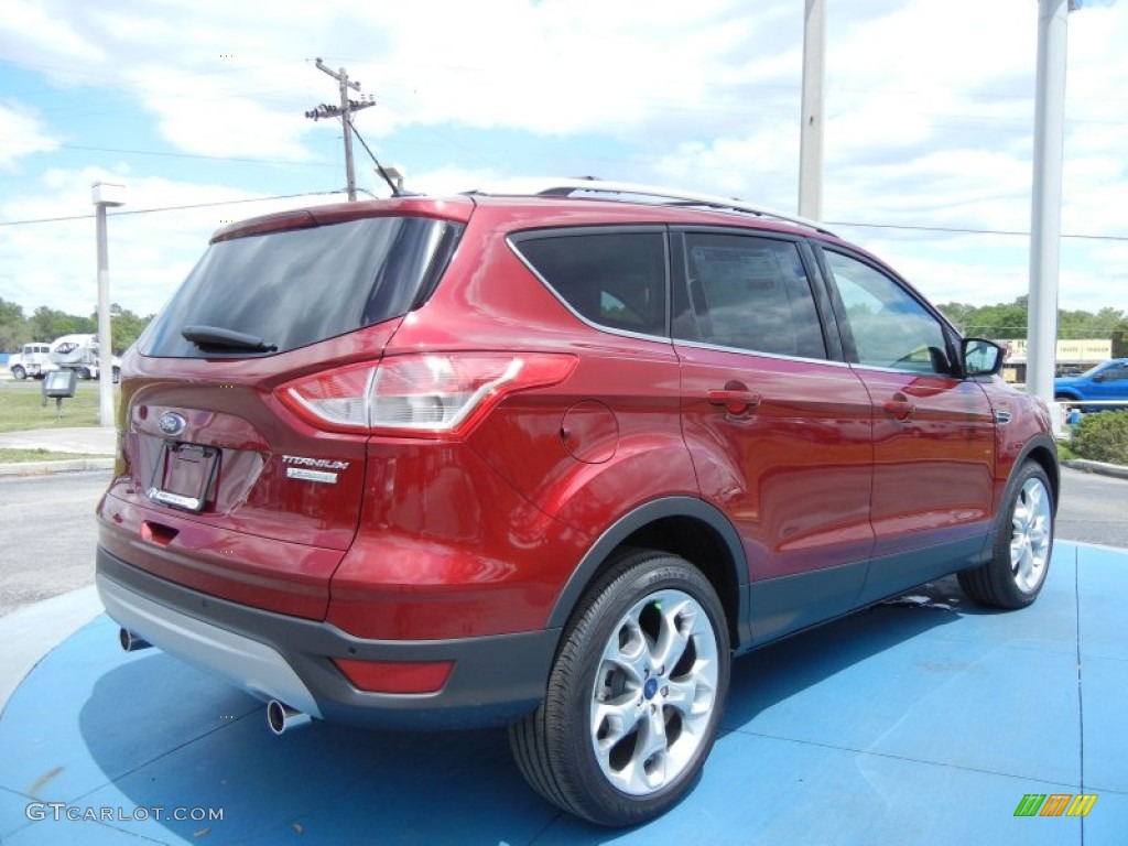 Ruby Red Metallic 2013 Ford Escape Titanium 2.0L EcoBoost Exterior Photo #79613012