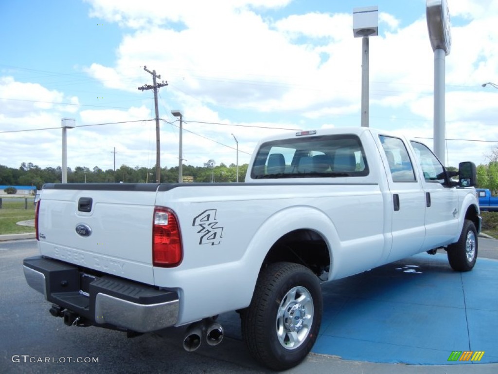 2013 F250 Super Duty XL Crew Cab 4x4 - Oxford White / Steel photo #3