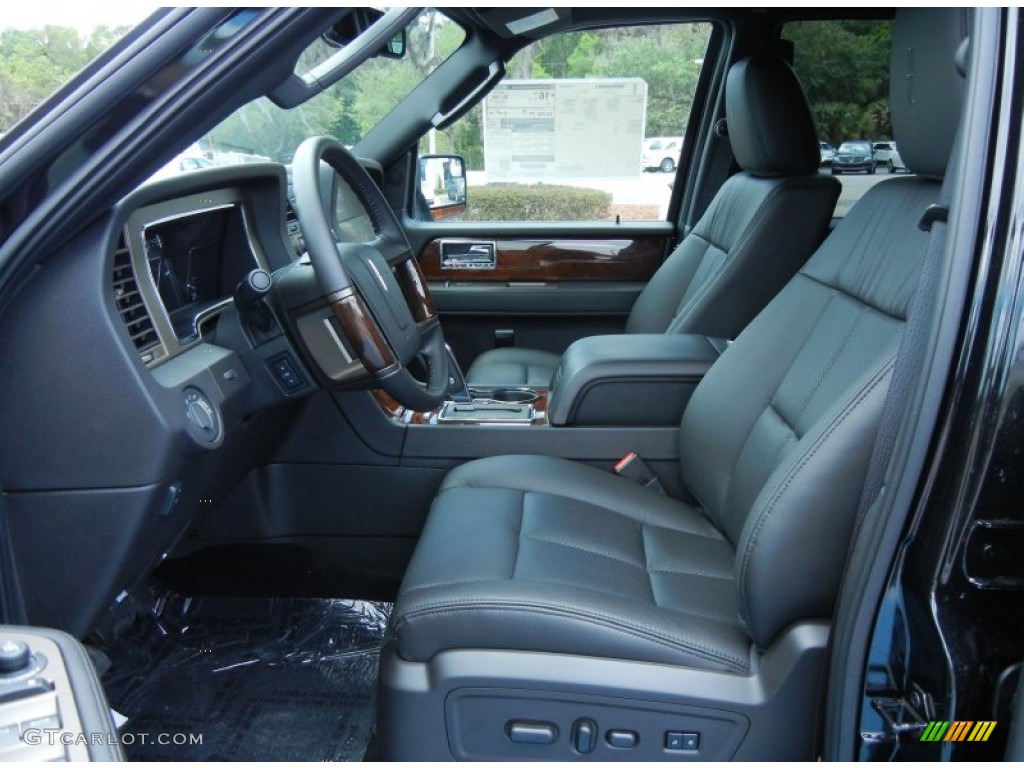 Charcoal Black Interior 2013 Lincoln Navigator L 4x2 Photo #79614219